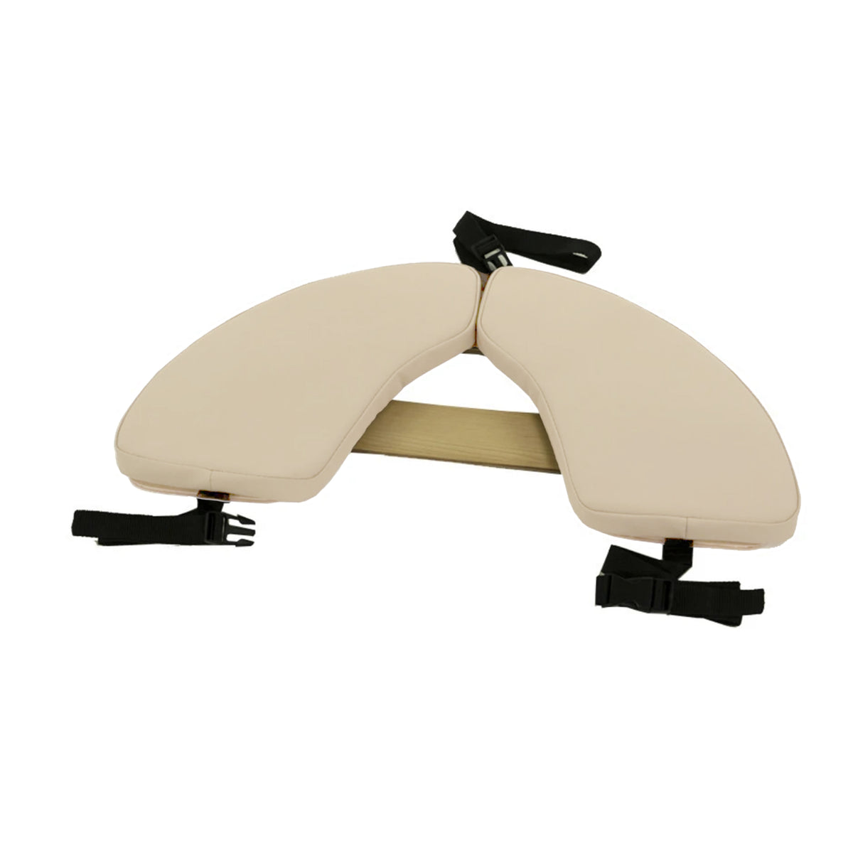 Massage table hanging arm rests