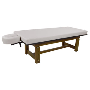 SOLTERRA INDOOR/OUTDOOR SOLID TEAK SPA AND MASSAGE TABLE