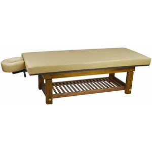 SOLTERRA INDOOR/OUTDOOR SOLID TEAK SPA AND MASSAGE TABLE